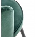 Стул барный HALMAR H106 темно-зеленый/черный/золотой